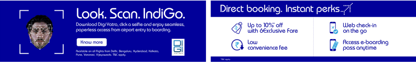 Indigo info banner